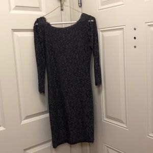 Beautiful DVF lace cocktail dress worn once.